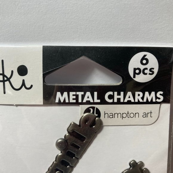 Metal Charms Paper Crafts Card Making Scrapbook Words Cupcake Bird House Flower - Picture 6 of 13